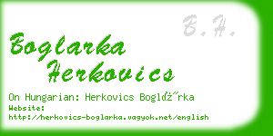 boglarka herkovics business card